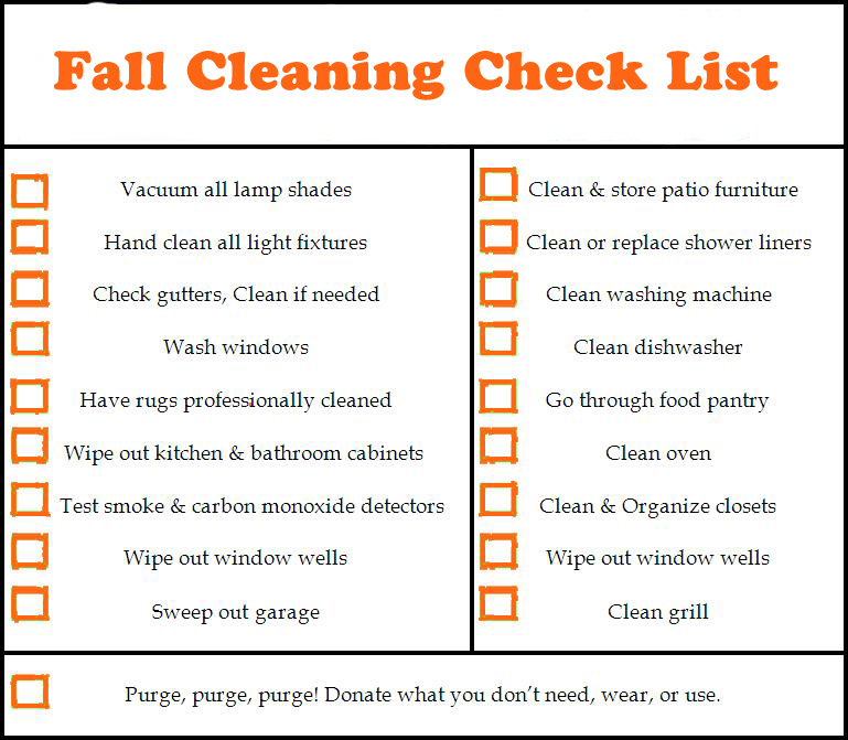 fall-cleaning-checklist